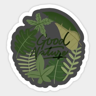 good nature Sticker